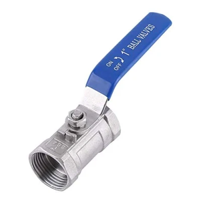 Image de Vanne à boisseau sphérique monobloc filetage interne en acier inoxydable 304 (1(1 pouce))