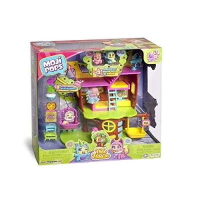 Image de Megableu MOJIPOPS S Playset 1x2 La cabane dans l&#039;arbre, PMPSP114IN20