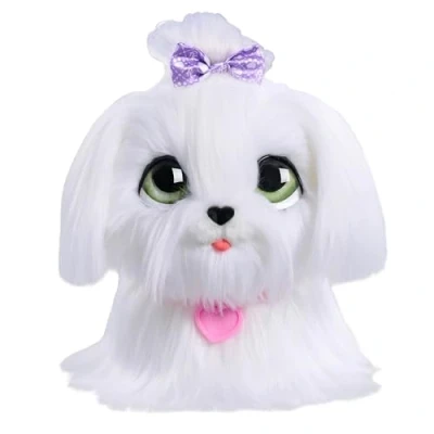 Image de Just Play Chiot GoGo Marcheur interactif FurReal, en Peluche de 22,9 cm Haut avec Fonctions sonores, Jouets pour Enfants 4 Ans et Plus