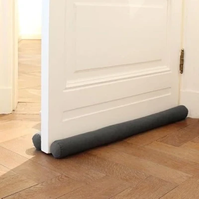 Image de Rori Boudin de porte double 80 cm pour portes protection Joint bas gris contre la traction et le bruit rond Différentes