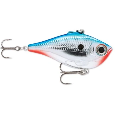 Image de Rapala Leurre de Pêche Rippin’ Rap Matériel Corps Fin et sans Bavette d&#039;eau Douce Profondeur Nage Variable 7cm / 24g Fabriqué en Estonie Chrome Blue