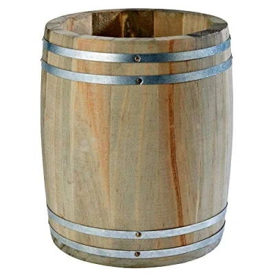 Image de APS Table caddy &quot;Country Style&quot;, de table, porte couverts, plateau à couverts en bois, Ø 11,5 cm, hauteur 14 brun