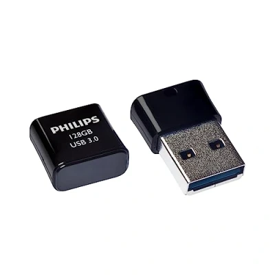 Image de Philips Pico Édition Super Speed clé USB 3.0 128 Go Ultra Small pour PC, Ordinateur Portable, Smart TV, Audio Voitures et Autres, Vitesse de Lecture jusqu&#039;à 180 Mo/s