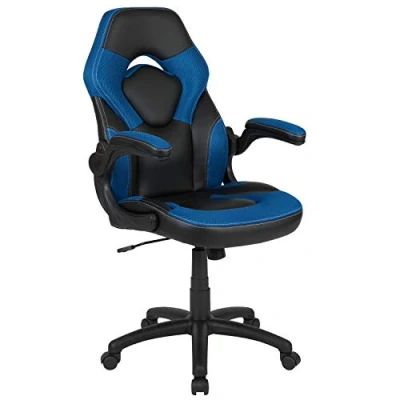 Image de Flash Furniture Chaise de Course, Filet, Bleu, X10