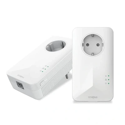 Image de Strong Powerline 1000 Kit Mbit/s Ethernet/LAN Blanc 2 pièce(s)