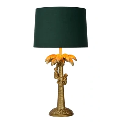 Image de Lucide Lampe à poser Extravaganza Coconut, vert/dorée