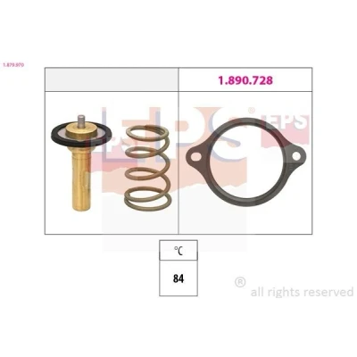 Image de EPS 1.879.970 Thermostat d&#039;eau 84 sans boîtier OPEL: Corsa E 3/5 portes, Mokka / X, Astra K portes