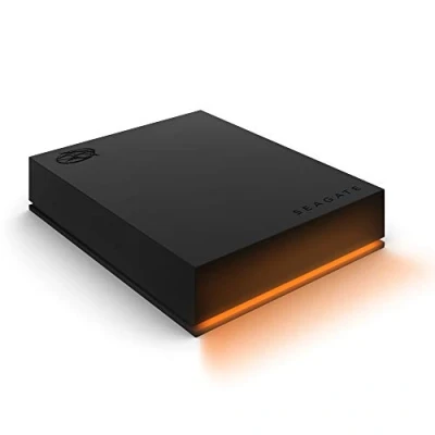 Image de Seagate FireCuda Gaming Hard Drive, 5To, Disque Dur Externe Portable HDD, USB 3/2, voyants LED RVB, 3 Ans Rescue Services (STKL5000400)