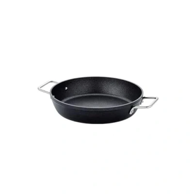 Image de Fissler Adamant Poêle À Frire/servir (28 cm) En Aluminium, Revêtue, Anti adhésive, Bord Haut, Résistante Aux Rayures, Compatible Induction, Noir