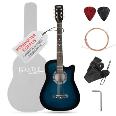 Image de Rocktile WSD 5C BUB Slim Line Set de guitare folk Blueburst