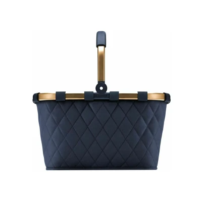 Image de reisenthel carrybag midnight gold Panier de courses robuste avec beaucoup d&#039;espace rangement et une poche intérieure pratique Design élégant hydrofuge