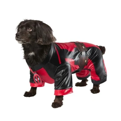 Image de Rubie&#039;s Déguisement pour Chien Deadpool Taille L