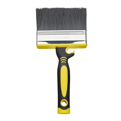 Image de Fit For The Job pinceau bloc 100mm, Maçonnerie pour une peinture rapide de maçonneries lisses ou texturées sur brique, parpaing, enduit, crépi et plus, maçonnerie, large
