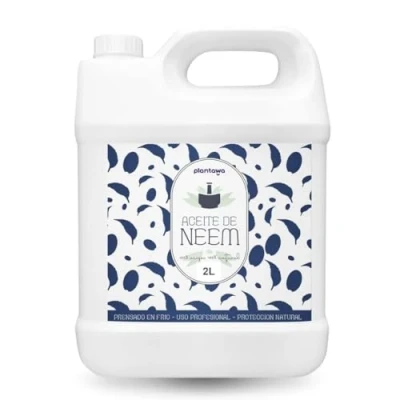 Image de Plantawa Huile de Neem 2 Litres Pressage à Froid Fabriqué avec des Ingrédients d&#039;Origine Végétale Nim Solution Naturelle et Durable pour un Jardin Sain sans Parasites