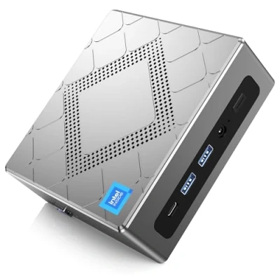 Image de NiPoGi CK10 Mini PC Ιntel Core i5 12450H(8C/12T, jusqu&#039;à 4,4 GHz), 16Go DDR4 Dual Channel 512GB SSD Ordinateur de Bureau, 2X HDMI + VGA 4K UHD Triple écran, 4X USB 3.0, WiFi 6, BT 5.2