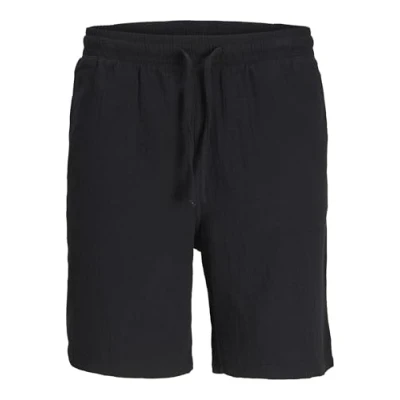 Image de JACK &amp; JONES Jogger SRT Jpstjaiden Patras Short de Jogging, Noir, S Hommes