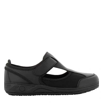 Image de SAFETY JOGGER Chaussure de Sécurité pour Femme Camille Travail Légère et Confortable avec Scratch Idéales Infirmières Cuisine Antidérapantes Oxypas, Noir, 42 EU