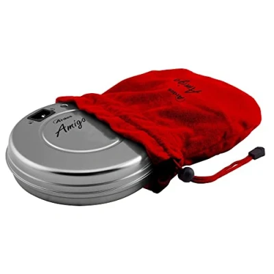 Image de Ardes ARTK75 Amigo Chauffeur Électrique 550W avec Voyant, Pieds Mains Rechargeable et Portable, Housse en Coton, Alimentée par Câble Électrique, Argent