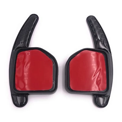 Image de H Customs bascule Shift Paddle Extension Palettes de Commande TYPE A pour Leon 5F, aussi Cupra/Carbon look