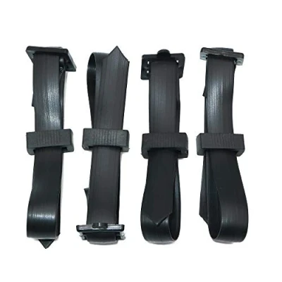 Image de Attaches en Caoutchouc réglables pour arbustes 4 Pcs 60 x 2.5 cm