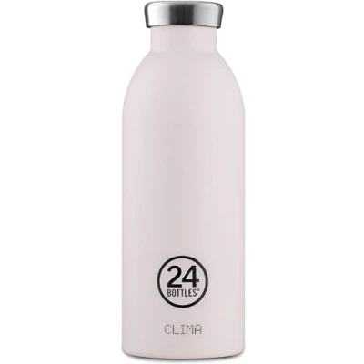 Image de 24Bottles Clima gourde 500 ml Utilisation quotidienne Rose Acier inoxydable