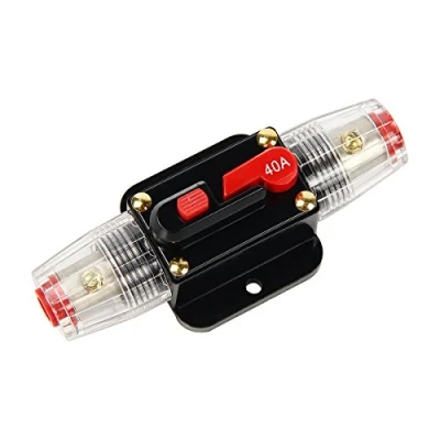 Image de Latinaric Auto Disjoncteur Protection De Voiture 12V 24V DC Avec Commutateur Manuel Réinitialisation Fusible 20A/30A/40A/50A/60A/80A/100A/150A
