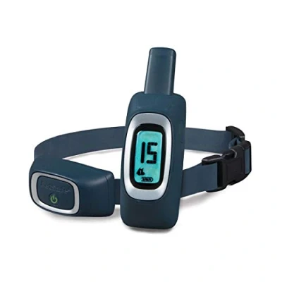 Image de PetSafe Système de Dressage pour Chien à Stimulation Douce, Rechargeable, Étanche, Ton/Vibration + 15 niveaux électrostatique douce Timide et Petit Chien, Bleu, 600 m