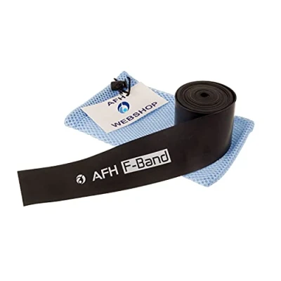 Image de AFH Webshop Bande d&#039;exercice F 2 m 1191902 02 Rouge Épaisseur : 1,3 mm 208 x 5 cm