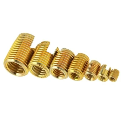 Image de WANGCL Lot de 50 Inserts filetés pour réparation filetage M3 M4 M5 M6 M8 M10 M12 autotaraudeuses