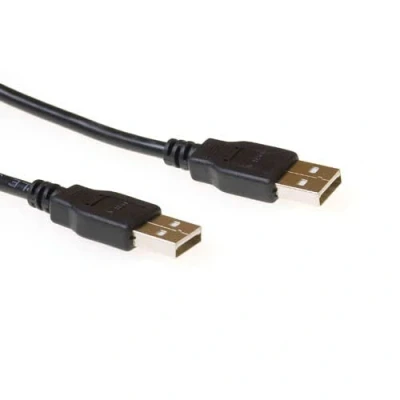 Image de ACT USB 2.0 Connection Cable Black 3.0m câble 3 m A Noir Neuf