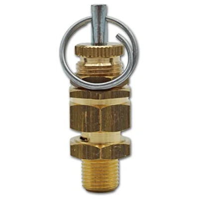 Image de Soupape de sécurité réglable 1/8&quot; 0 2 bar (non testé pour les composants) Valve surpression d&#039;air comprimé