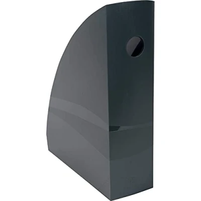 Image de Exacompta Réf. 18207D 1 Porte revues MAG CUBE Office, pour rangement documents A4 et +, catalogues, magazines Dimensions : Prof 26,6 x larg 8,2 Haut 30,5 cm Couleur gris souris