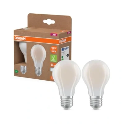 Image de OSRAM Energy Class en forme d&#039;ampouclassique, 7,2 W / 1521 lm, EEK A, lumière blanc froid (4000 K), CRI 80, verre dépoli sans plomb, culot E27, IP20, diamètre 60 mm.