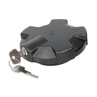 Image de FEBI BILSTEIN 06286 Bouchon, réservoir de carburant 90,5, 80 Fermable à clé noir avec joint d&#039;étanchéite RENAULT TRUCKS: Premium, Kerax, Midlum