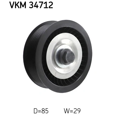 Image de SKF VKM 34712 Galet Enrouleur FORD: Ranger Mk3, Transit Mk6 Van, V363 Сamion à Plateau / Сhâssis