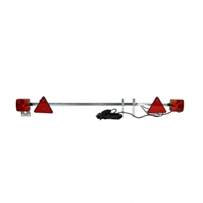 Image de Spotlight Kit de signalisation Rampe Extensible 1.40m à 2.10m Long. Alimentation : 7.5m Contient 2 lanternes (1x 3 fonct. et 1x 4 fonct.) Feu