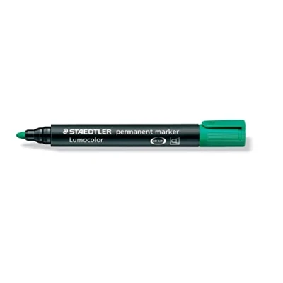 Image de Staedtler 352 5 Lumocolor Marqueur permanent à pointe ogive Vert