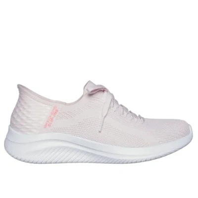 Image de Skechers Femme Ultra Flex 3.0 Brilliant Path Basket, Garniture Textile Rose Clair, 38.5 EU