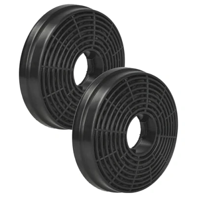 Image de vhbw 2x Filtres à charbon actif remplacement pour PKM CF130 hotte aspirante 10,5 cm