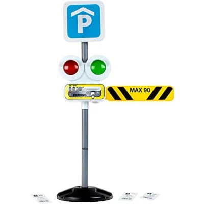 Image de Theo Klein 2960 Barrière de Parking électronique I Phases des Feux Signalisation Réglables Automatiquement ou Manuellement Pour Enfants à Partir 3 ans