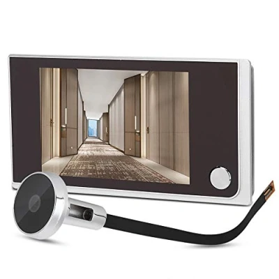 Image de Bewinner Caméra de Sonnette Intelligente, Digital Door vidéo Intelligente avec écran 3,5 Pouces à ACL pour Couleur 120 degrés système