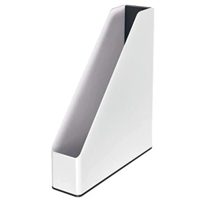 Image de Leitz 53621095 Porte Revues, A4, WOW, Dual, Blanc/Noir