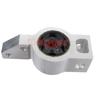 Image de METZGER 52005101 Silent Bloc De Triangle sans vis/boulons extérieur, Essieu avant gauche Support métal caoutchouc pour bras oscillant transversal
