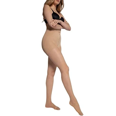 Image de Ulla Popken Strumpfhose, Bodyforming Collants, 20 DEN, Transparent (Teint 26), 58 60 Femme