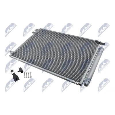 Image de NTY CCS MZ 009 Condenseur De Clim avec déshydrateur Aluminium 670mm R134a MAZDA: MPV II (LW) 2.0, 2.0 DI, 2.3 1999 2006