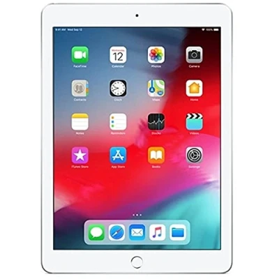 Image de 2018 Apple iPad (9.7 pouces, Wi Fi + Cellulaire, 128Go) Argent (Reconditionné)