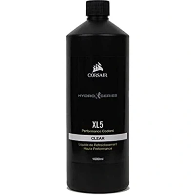 Image de Corsair Hydro X Series, XL5 Liquide de Refroidissement Performance, 1L (Couleur Translucide Eclatante, Durable Refroidissement, Inhibiteurs Corrosion et Bactéries) Transparent