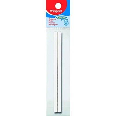 Image de Lot de 2 gommes recharge pour crayon à gomme Gom Pen blanc