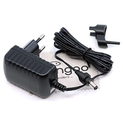 Image de Chargeur Compatible Bosch BBH21621/02, BBH21622/02, BBH21630R/02, BBH21632/02, BBH216RIB/03, BBH2P163R/02, BBHMOVE6N/04, VBH14401/04 avec Chiffon de Nettoyage d&#039;écran mungoo