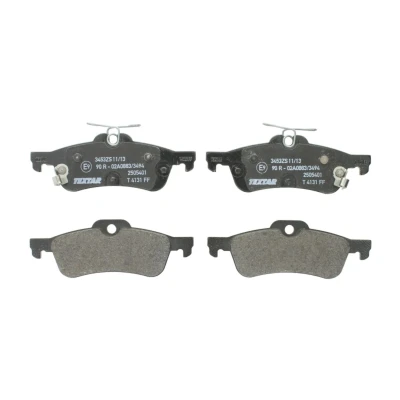Image de TEXTAR 2505401 Jeu de plaquettes frein avec indicateur d&#039;usure HONDA: CIVIC 9, 9 Tourer